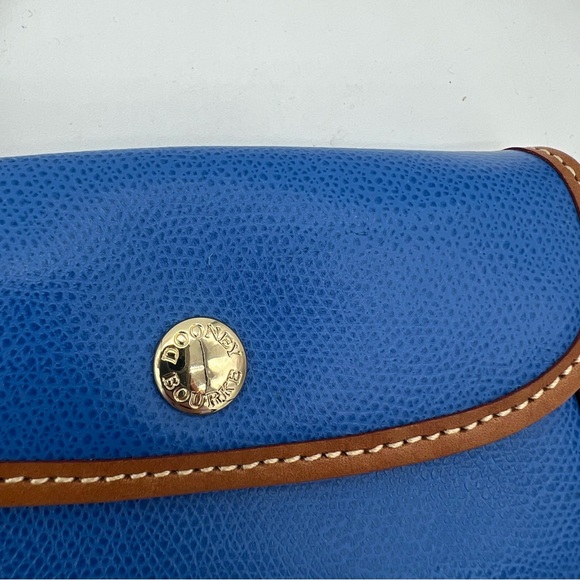 Dooney & Bourke Blue Leather Wristlet - Picture 2 of 5